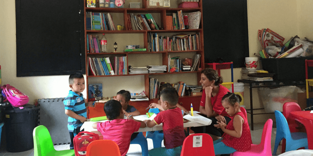 Volunteer on a gap year language program.