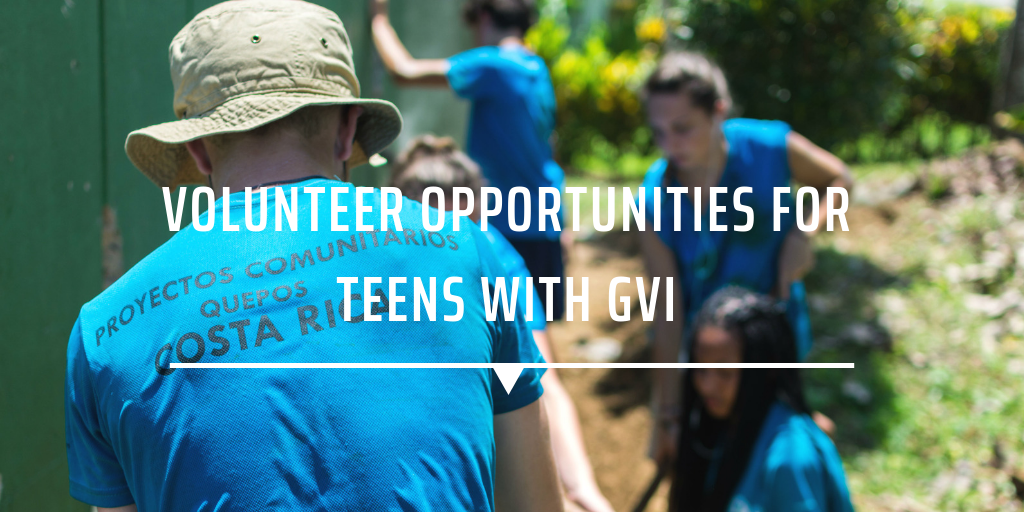 Volunteer opportunities for teens with GVI